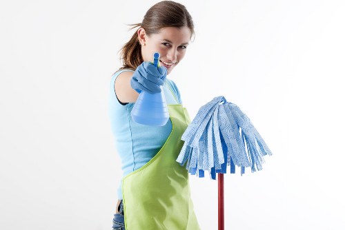 Professional end of tenancy cleaning for a NW6 flat kitchen