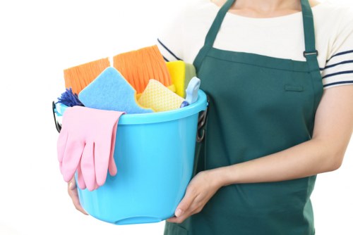 Customer service representative reviewing a carpet cleaning complaint