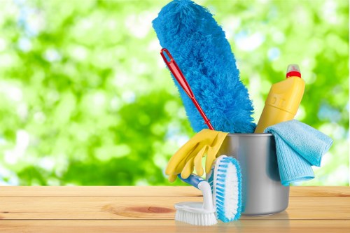 Gutter cleaning service for a residential property in NW6
