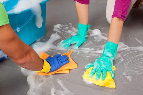 Local cleaning team supporting an NW6 office space