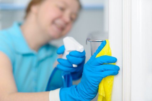Kitchen and bathroom domestic cleaning in NW6 property