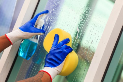 Clean windows and frames on a property in NW6