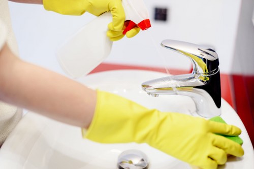 Kitchen appliance and surface cleaning during an NW6 tenancy clean