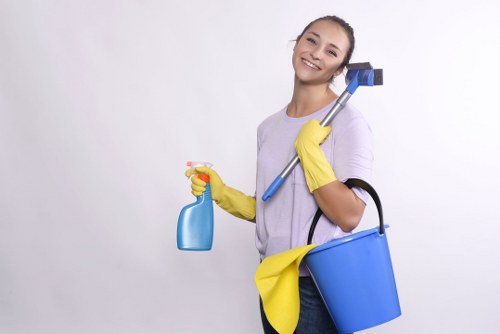 Local Airbnb cleaning team handling a turnover in NW6