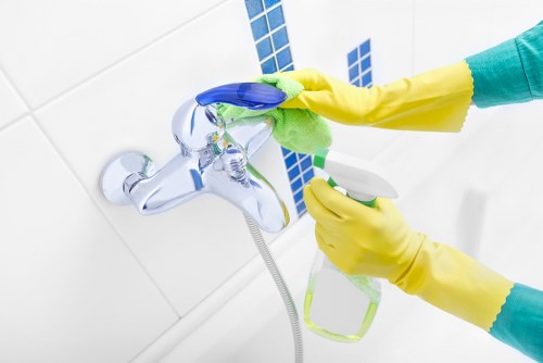 Local commercial cleaners handling communal areas in an NW6 building