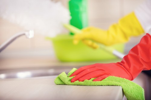 Graphic showing screen-reader friendly carpet cleaning content for NW6 users